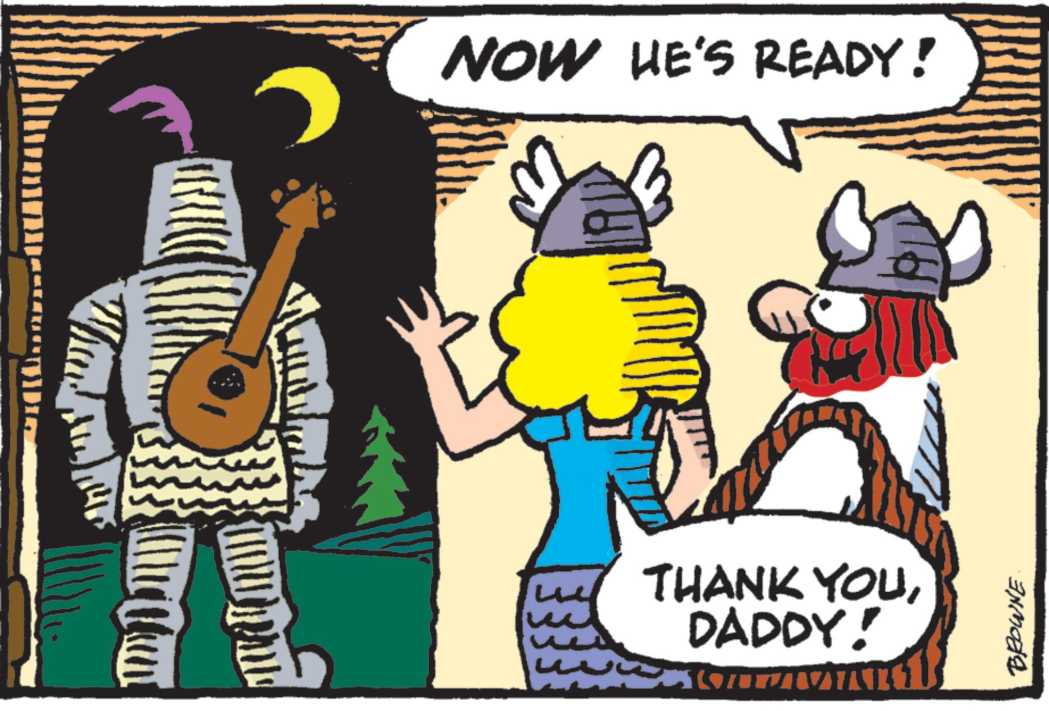 Moustache OCR: NOW HE'S READY! THANK YOUDADDY! BROWNE NOW HE'S READY ! THANK YOUDADDY ! BROWNE