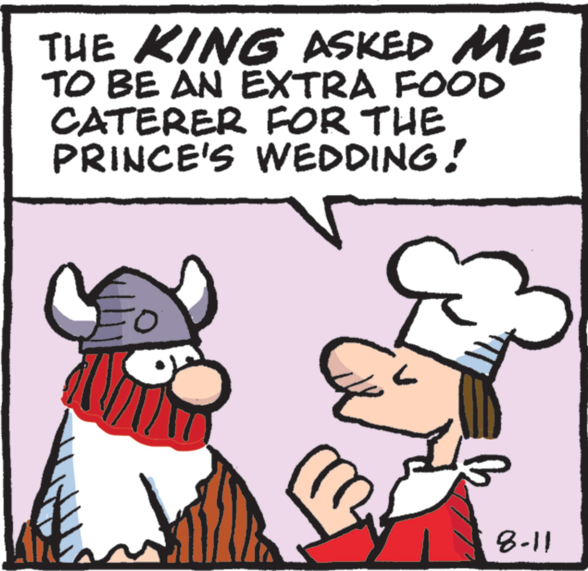 Animation OCR: THE KING ASKED ME TO BE AN EXTRA FOOD CATERER FOR THE PRINCE'S WEDDING! 8-11 THE KING ASKED ME TO BE AN EXTRA FOOD CATERER FOR THE PRINCE'S WEDDING ! 8-11