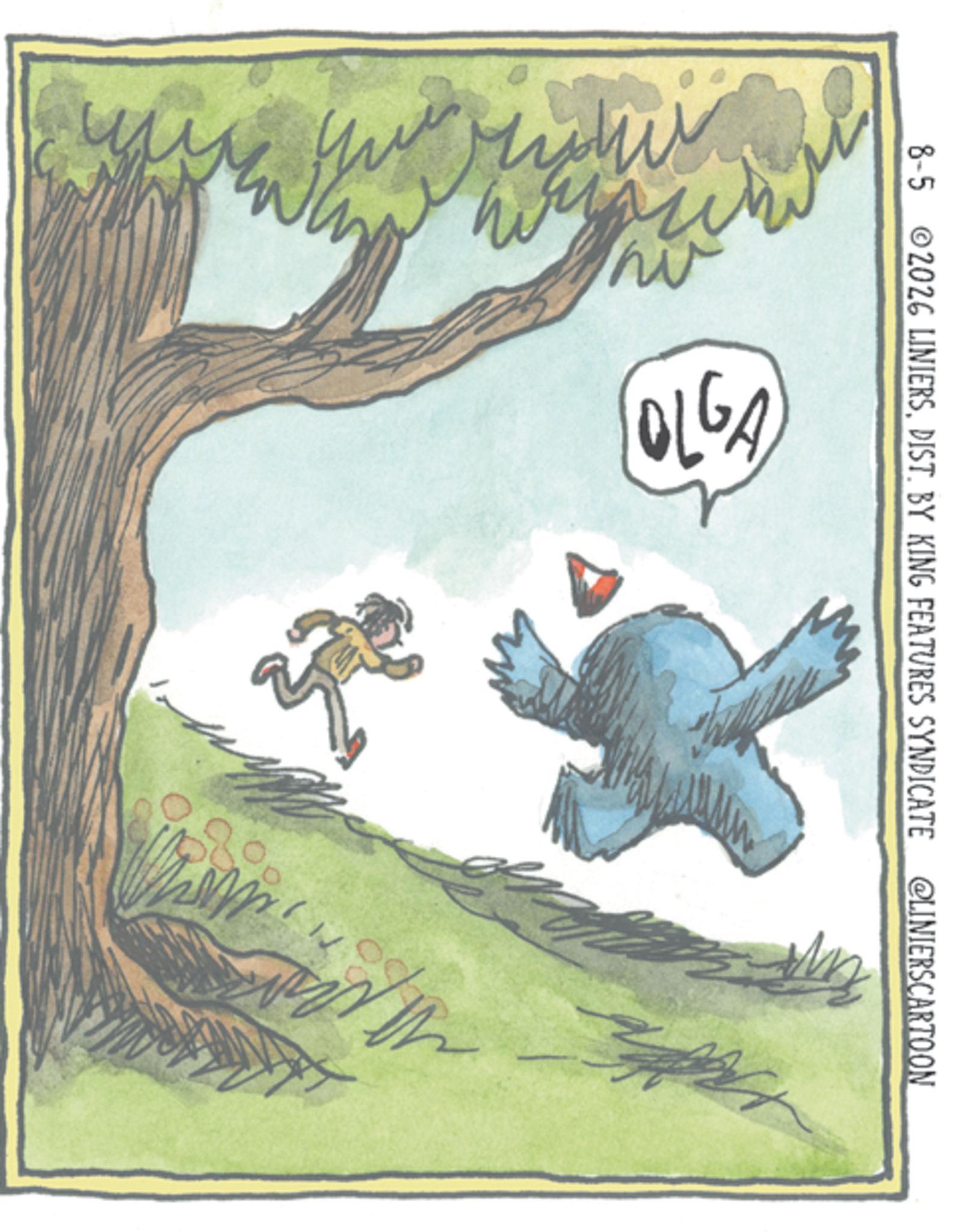 Fiction OCR: 8-52026 LINIERSDIST. BY KING FEATURES SYNDICATE @LINIERSCARTOON 1/10 8-52026 LINIERSDIST . BY KING FEATURES SYNDICATE @LINIERSCARTOON 1/10