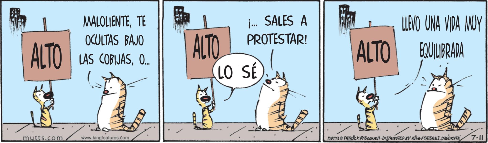 Animation OCR: MALOLIENTETE OCULTAS BAJO ALTO ALTO LAS COBIJASO... mutts.com www.kingfeatures.com ¡... SALES A PROTESTAR! LO SE ALTO LLEVO UNA VIDA MUY EQUILIBRADA MUTTS & PATRICK MYDONNE - DISTRIBUTED BY KING FEATURES SYNDICATE 7.11 MALOLIENTETE OCULTAS BAJO ALTO ALTO LAS COBIJASO ... mutts.com www.kingfeatures.com ¡ ... SALES A PROTESTAR ! LO SE ALTO LLEVO UNA VIDA MUY EQUILIBRADA MUTTS & PATRICK MYDONNE - DISTRIBUTED BY KING FEATURES SYNDICATE 7.11