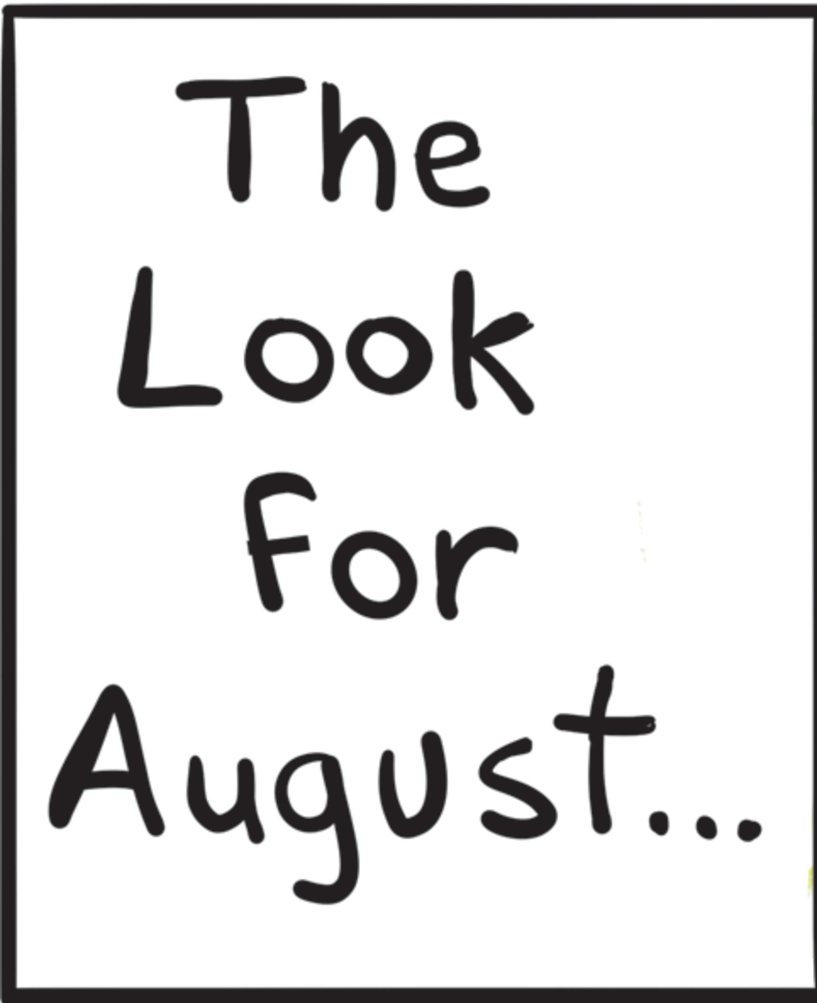 Handwriting OCR: The Look For August... The Look For August ...