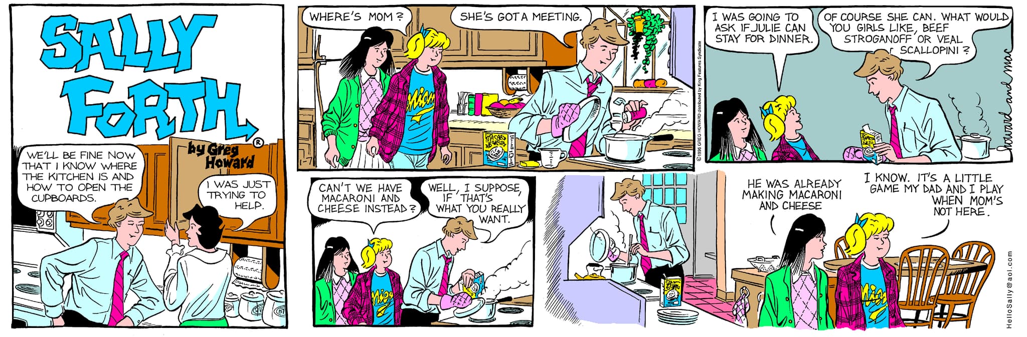 Sally Forth Comic Strip 1996-01-14 | Comics Kingdom