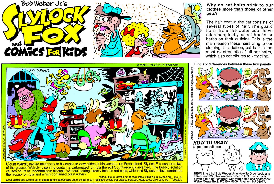 Slylock Fox Comic Strip 1998-03-15 | Comics Kingdom