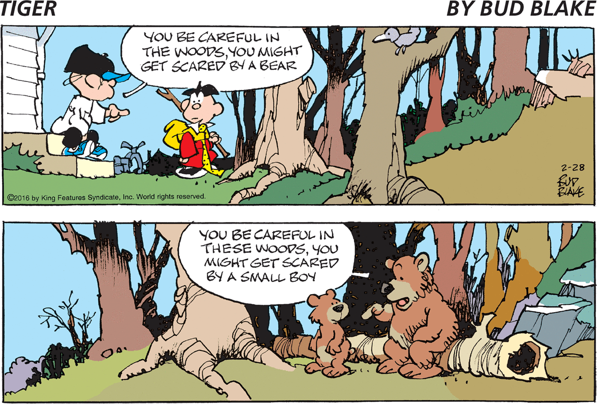 Tiger Comic Strip 2016-02-28 | Comics Kingdom