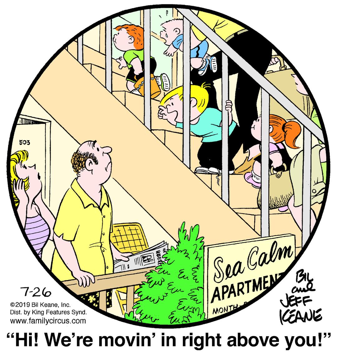 The Family Circus Comic Strip 2019-07-28 | Comics Kingdom