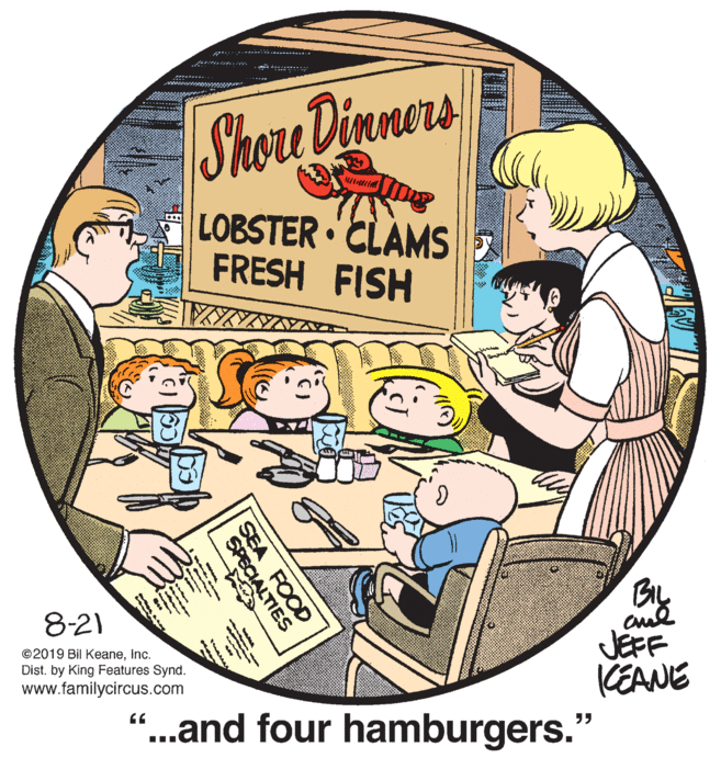 The Family Circus Comic Strip 2019-08-23 | Comics Kingdom