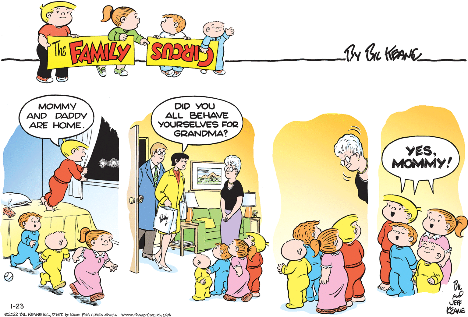 The Family Circus Comic Strip 2022-01-23 | Comics Kingdom