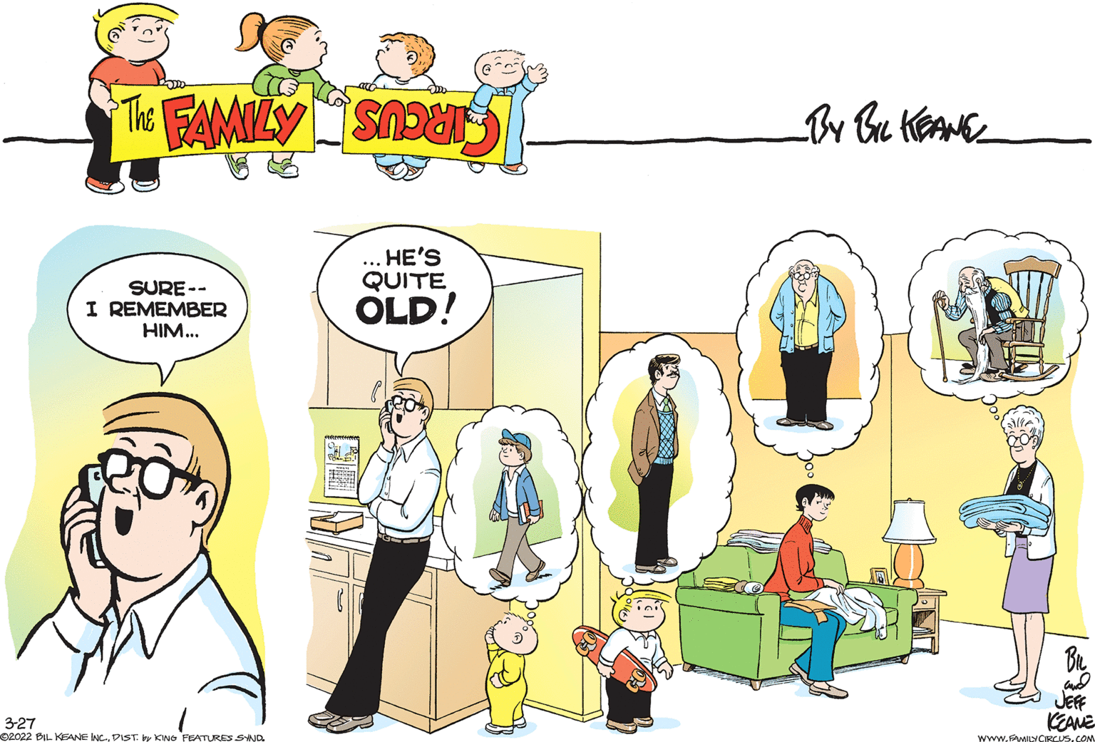 The Family Circus Comic Strip 2022-03-27 | Comics Kingdom