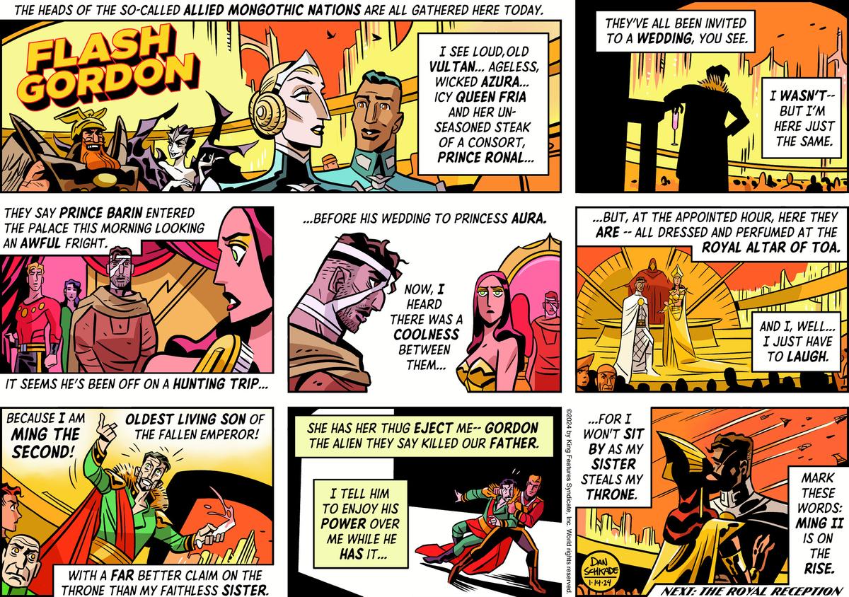 Flash Gordon Comic Strip 2024-01-14 | Comics Kingdom