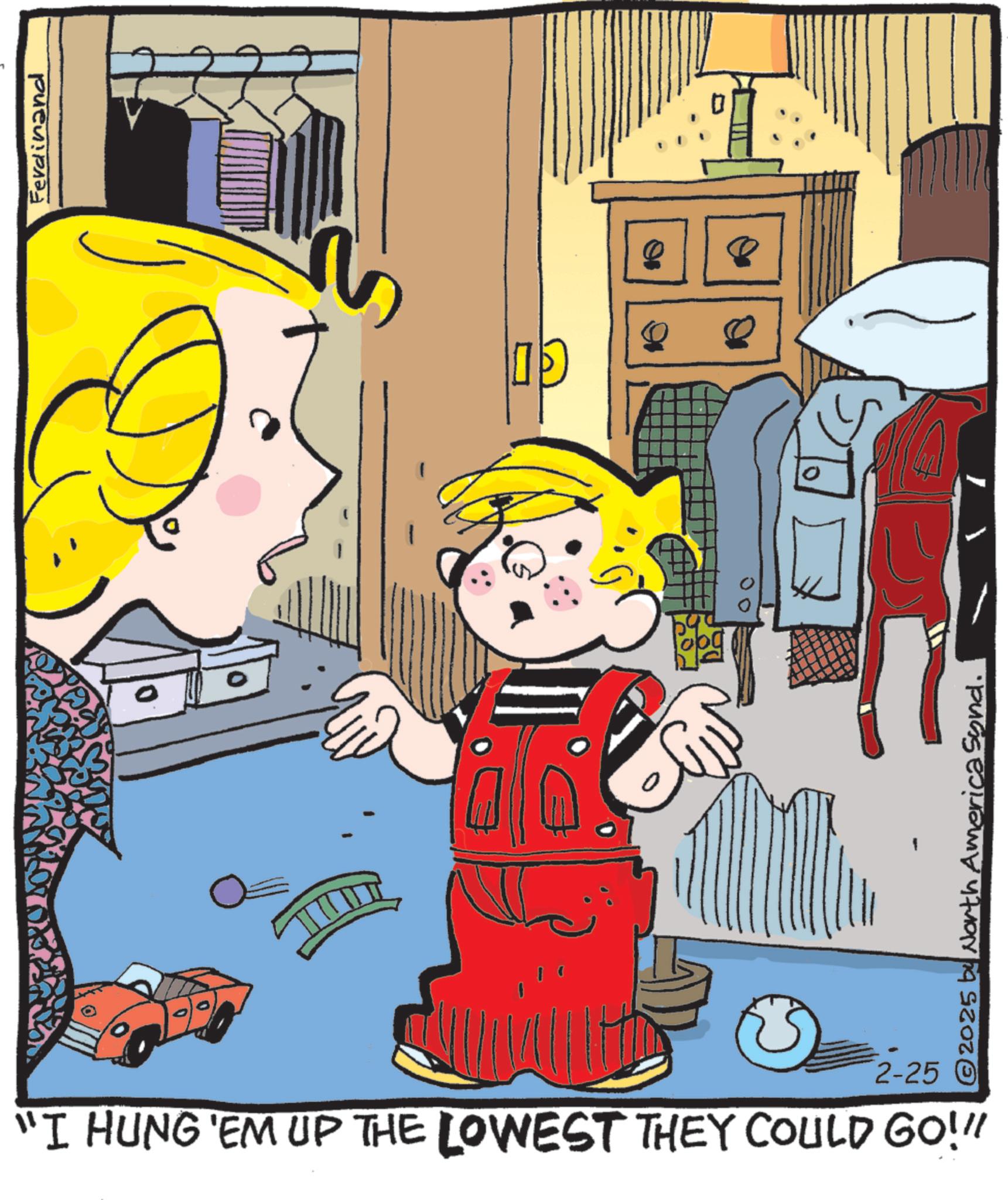 Dennis The Menace Comic Strip 2025 02 25 Comics Kingdom dennis-the-menace-comic-strip-2025-02-25-comics-kingdom