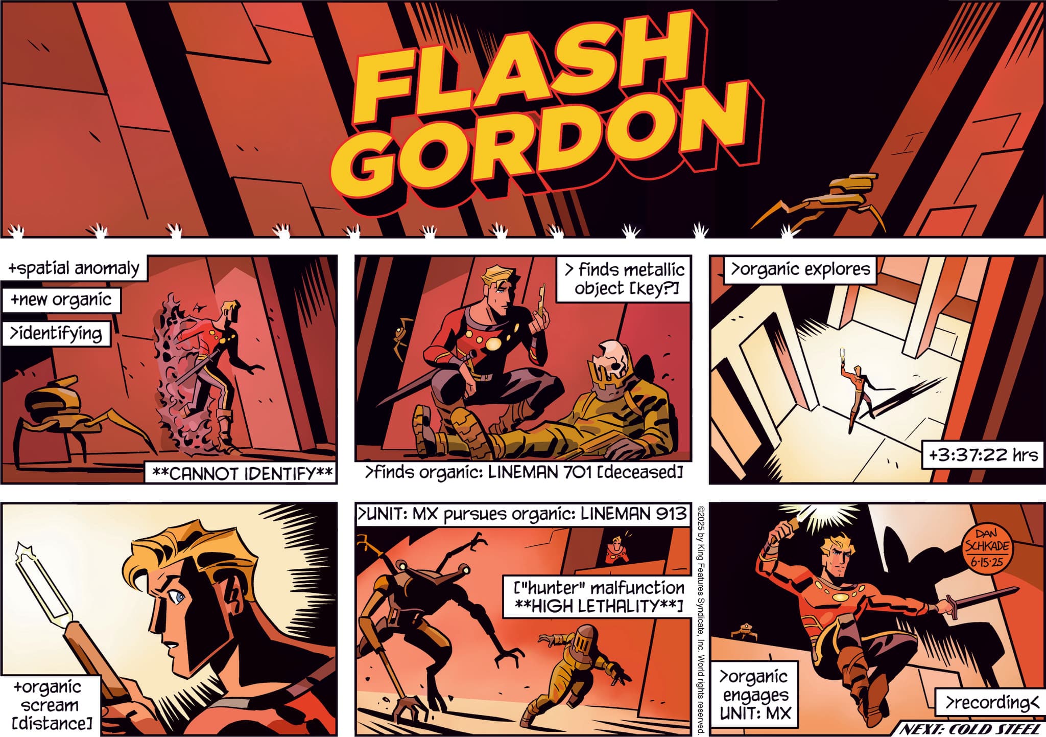 Flash Gordon Lizard Flash Gordon Comic Strip 2025-06-16 | Comics Kingdom