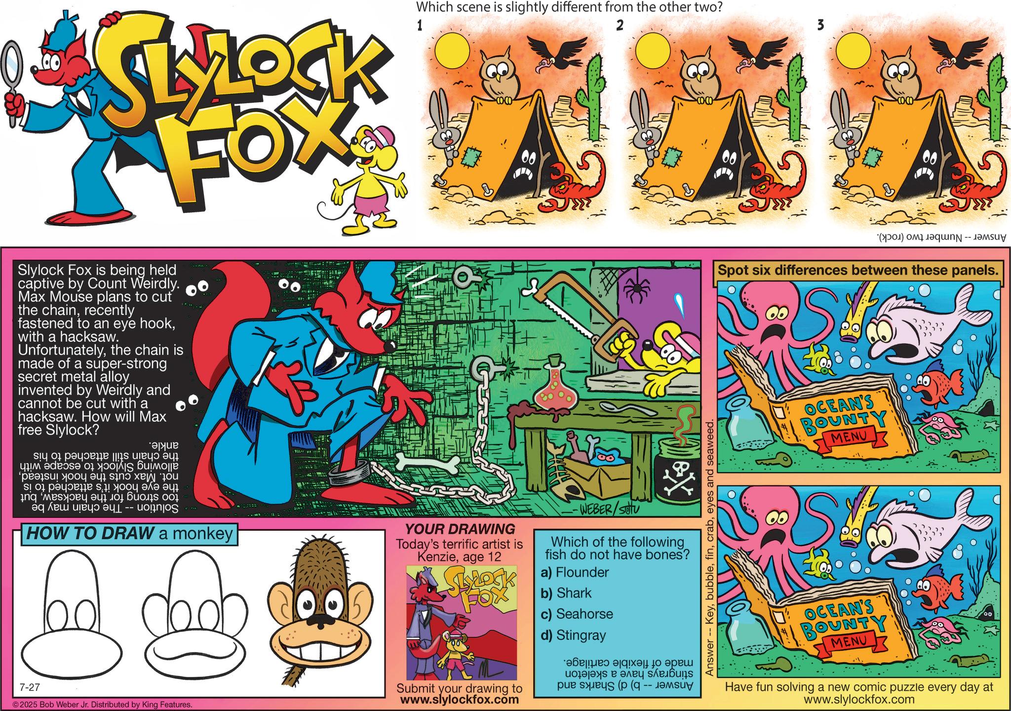 Slylock Fox Comic Strip 2025-07-30 | Comics Kingdom